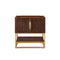 James Martin Columbia 31.5" Single Vanity Cabinet Coffee Oak Radiant Gold 388-V31.5-CFO-RGD