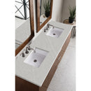 James Martin Metropolitan 72" Double Vanity American Walnut with 3 cm Eternal Serena Quartz Top 850-V72-AWT-3ESR