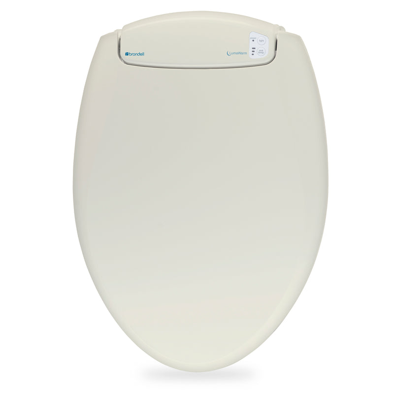 Brondell LumaWarm Heated Nightlight Toilet Seat-Elongated or Round