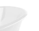 Bemma Lago 62" L x 29.87" W Freestanding Soaking Solid Surface Bathtub