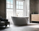 Bemma Lago 62" L x 29.87" W Freestanding Soaking Solid Surface Bathtub