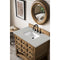 James Martin Malibu 36" Single Vanity Cabinet Honey Alder with 3 cm Eternal Serena Quartz Top 500-V36-HON-3ESR