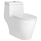 LessCare LT3 Dual Flush Elongated One-Piece Ceramic Toilet