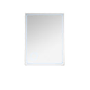 James Martin Alicante' 24" Single Vanity Cabinet Gray Smoke with White Glossy Resin Countertop E110-V24-GSM-WG