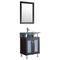 LessCare 24" Espresso Modern Vanity Cabinet Set - Style 1