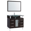 LessCare 36" Espresso Modern Vanity Cabinet Set - Style 1