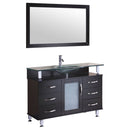 48” Espresso Modern Vanity Cabinet Set - Style 1 LV1-48B