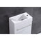 LessCare Vanity Cabinet White Modern 17.625" LV10-17W