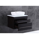 LessCare Vanity Cabinet Espresso Modern 24.25" LV11-24B