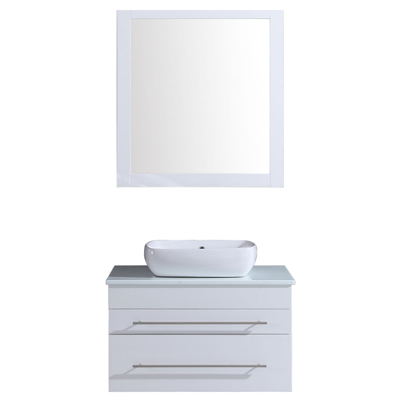 Vanity Cabinet White Modern 30"W LV11-30W LV11-30W