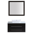 Vanity Cabinet Espresso Modern 36"W LV11-36B LV11-36B