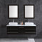 LessCare Vanity Cabinet Espresso Modern 60" LV11-60B