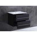 LessCare Vanity Cabinet Espresso Modern 23.875" LV12-24B