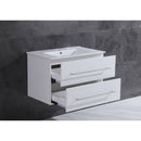 LessCare Vanity Cabinet White Modern 29.875" LV12-30W