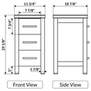 LessCare 108" Modern Bathroom Vanity Set with Mirror and Sink Gray LV2-C21-108-G