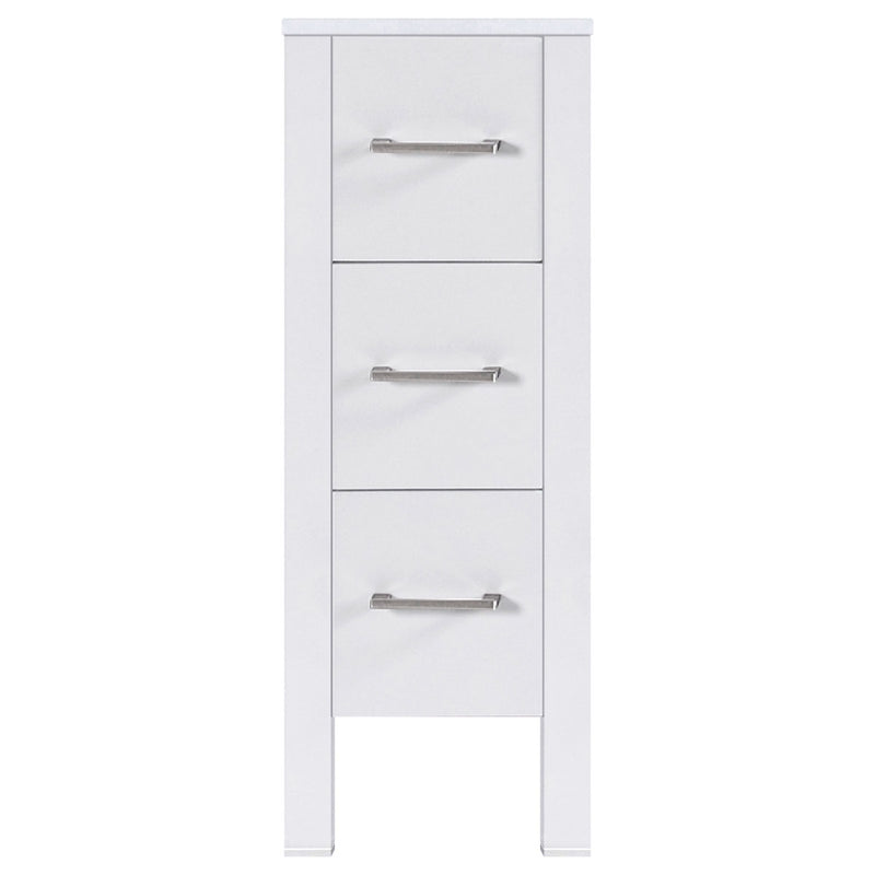 LessCare 12" Modern Vanity Drawer Base (White)