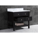 LessCare Vanity Cabinet Set Espresso 29.5" LV6-30B