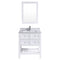 LessCare Vanity Cabinet Set White 29.5"W LV6-30W