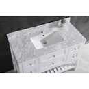 LessCare Vanity Cabinet Set White 41.375" LV6-42W