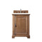 James Martin Providence 26" Single Vanity Cabinet Driftwood with 3 cm Eternal Marfil Quartz Top 238-105-V26-DRF-3EMR