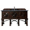 James Martin Balmoral 60" Single Vanity Cabinet Antique Walnut with 3 cm Charcoal Soapstone Quartz Top 150-V60S-ANW-3CSP