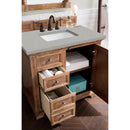 James Martin Providence 36" Single Vanity Cabinet Driftwood with 3 cm Eternal Serena Quartz Top 238-105-5511-3ESR