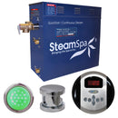 SteamSpa Indulgence 9 KW QuickStart Acu-Steam Bath Generator Package in Polished Chrome