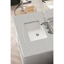 James Martin Athens 36" Single Vanity Cabinet Glossy White with 3 cm Eternal Serena Top E645-V36-GW-3ESR