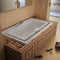 Atlantis Whirlpools Infinity 46" x 78" Endless Flow Air Jetted Bathtub