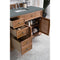 James Martin Savannah 48" Single Vanity Cabinet Driftwood with 3 cm Cala Blue Quartz Top 238-104-5211-3CBL