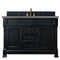 James Martin Brookfield 60" Antique Black Single Vanity with 3 cm Grey Expo Quartz Top 147-114-5331-3GEX