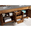 James Martin Brookfield 72" Country Oak Double Vanity with 3 cm Gray Expo Quartz Top 147-114-5771-3GEX