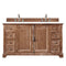 James Martin Providence 60" Double Vanity Cabinet Driftwood with 3 cm Classic White Quartz Top 238-105-5611-3CLW