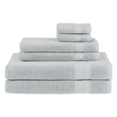 Avanti Towels 6 Piece Glacier Solid Towel Set Avanti Turkish Spa 6 Piece Towel Set 060856 GLA