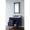 James Martin Brittany 36" Victory Blue Single Vanity with 3 cm Carrara Marble Top 650-V36-VBL-3CAR