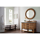 James Martin Malibu 48" Single Vanity Cabinet Honey Alder with 3 cm Cala Blue Quartz Top 500-V48-HON-3CBL