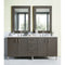 James Martin Metropolitan 72" Double Vanity Silver Oak with 3 cm Ethereal Noctis Quartz Top 850-V72-SOK-3ENC