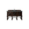 James Martin Balmoral 60" Single Vanity Cabinet Antique Walnut with 3 cm Cala Blue Quartz Top 150-V60S-ANW-3CBL