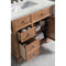 James Martin Savannah 36" Single Vanity Cabinet Driftwood with 3 cm Eternal Jasmine Pearl Quartz Top 238-104-5511-3EJP