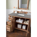 James Martin Providence 48" Single Vanity Cabinet Driftwood with 3 cm Gray Expo Quartz Top 238-105-5211-3GEX