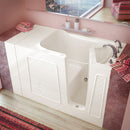 MediTub Walk-In 30" x 53" Right Drain Biscuit Soaking Walk-In Bathtub