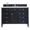 James Martin Brittany 48" Victory Blue Single Vanity with 3 cm Ethereal Noctis Quartz Top 650-V48-VBL-3ENC