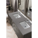 James Martin Metropolitan 60" Double Vanity Silver Oak with 3 cm Gray Expo Quartz Top 850-V60D-SOK-3GEX