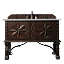 James Martin Balmoral 48" Single Vanity Cabinet Antique Walnut with 3 cm Eternal Serena Quartz Top 150-V48-ANW-3ESR