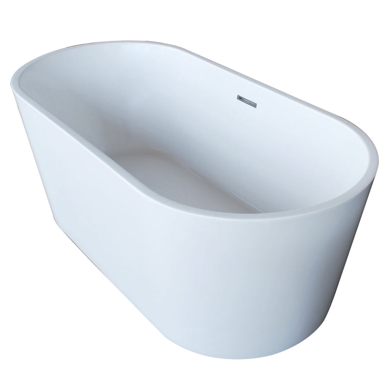 Atlantis Whirlpools Bowen 32" x 67" Oval Acrylic Freestanding Bathtub