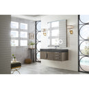 James Martin Mercer Island 48" Single Vanity Ash Gray with Dusk Gray Glossy Composite Top 389-V48-AGR-A-DGG