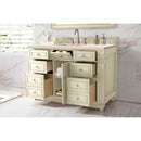 James Martin Bristol 48" Single Vanity Vintage Vanilla with 3 cm Eternal Marfil Quartz Top 157-V48-VV-3EMR