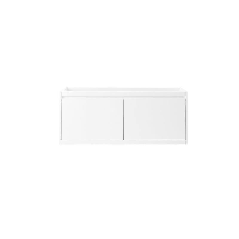 James Martin Milan 47.3" Single Vanity Cabinet Glossy White 801-V47.3-GW