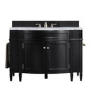 James Martin Brittany 46" Single Vanity Black Onyx with 3 cm Carrara Marble Top 650-V46R-BKO-CAR