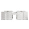 James Martin De Soto 118" Double Vanity Set Bright White with Makeup Table 3 cm Eternal Serena Quartz Top 825-V118-BW-DU-ESR